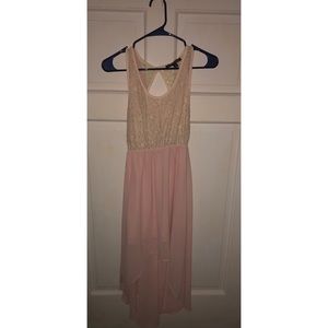 Cream and Pink dress